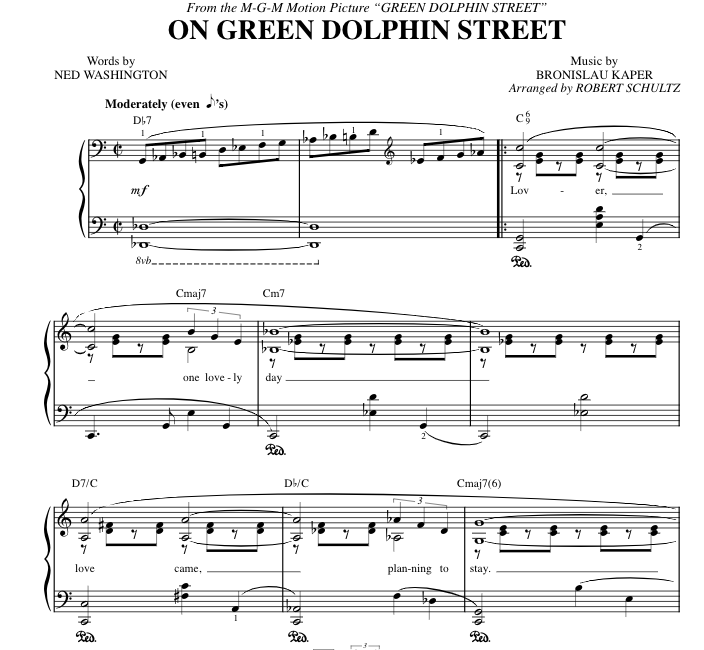 Green Dolphin Street Chart